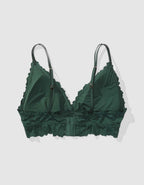 Show Off Rosey Lace Padded Plunge Bralette