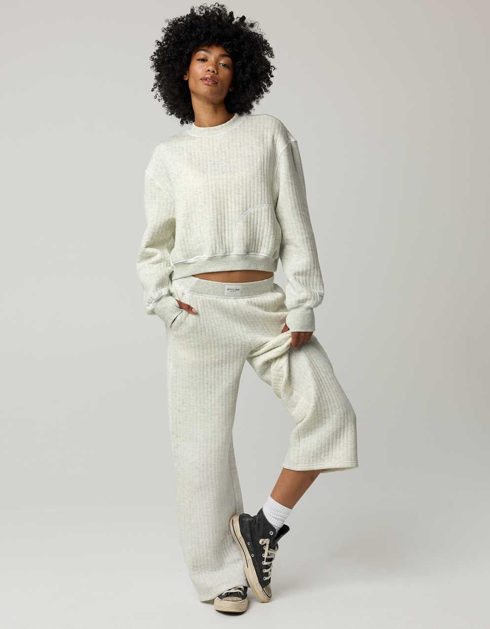 OFFLINE By Aerie Coffee Run Crewneck