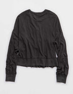 Aerie Happy Snit Henley T-Shirt