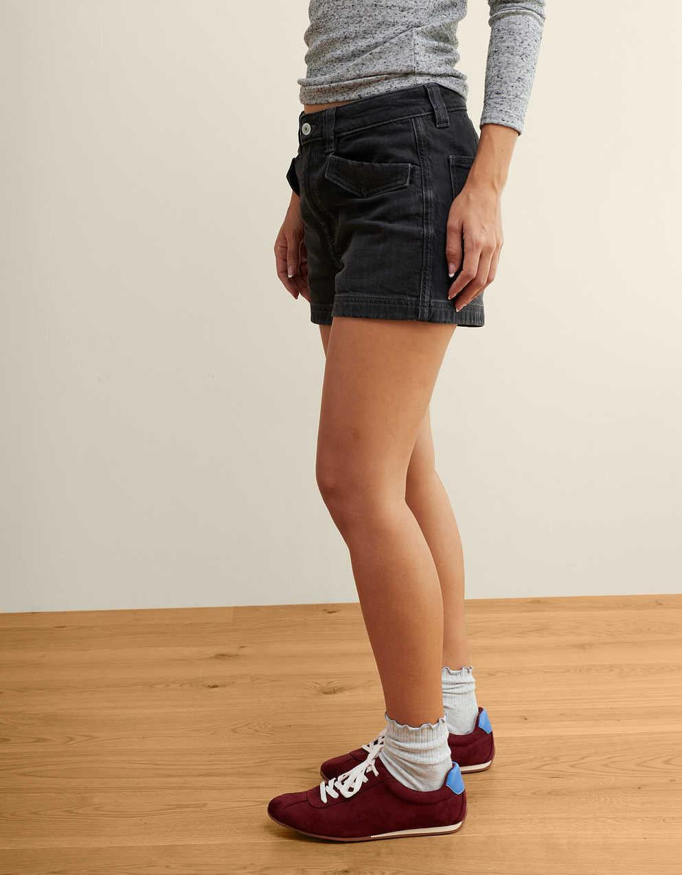 AE Stretch Denim Mom Short