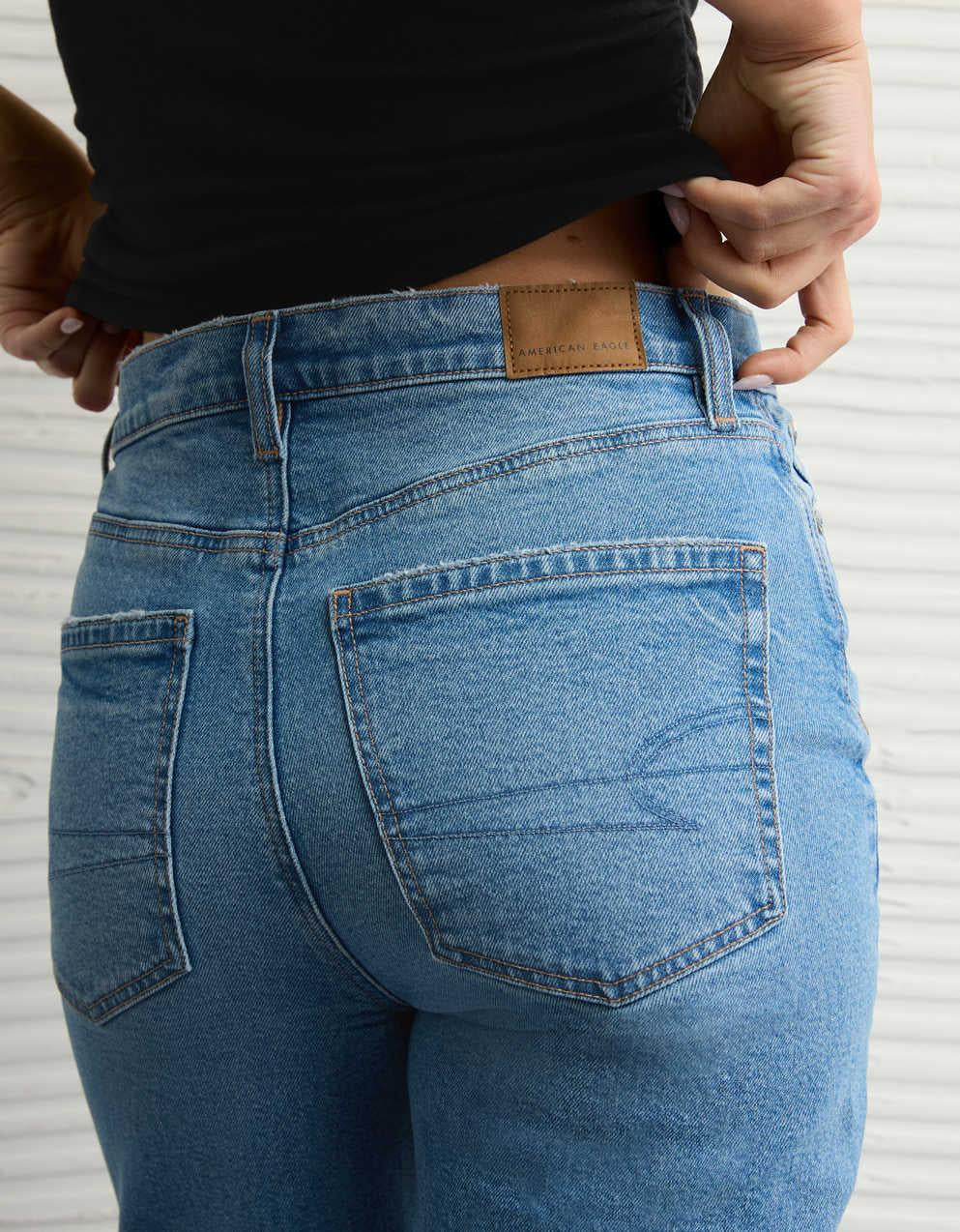 AE Strigid Super High-Waisted Baggy Straight Jean