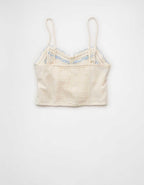 AE Embroidered Scalloped-Hem Cami