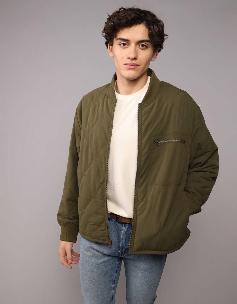AE Nylon Bomber Jacket
