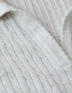 AE V-Neck Cable Knit Sweater Polo