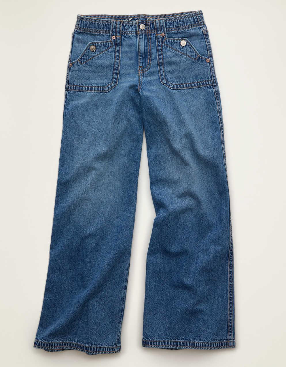 AE Low-Rise Baggy Ultra-Wide Leg Jean
