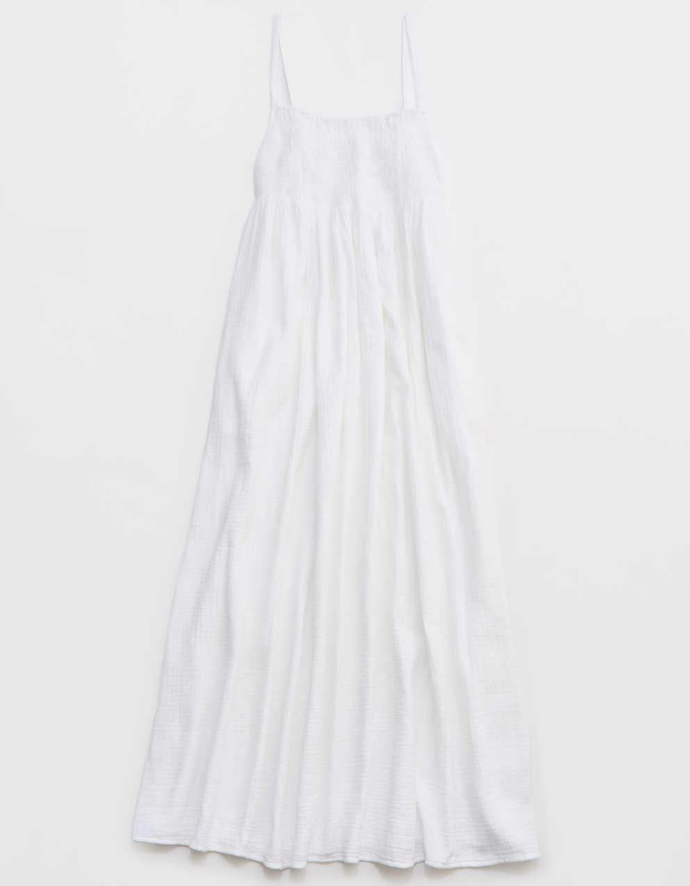 Aerie Gauzy Tie Back Maxi Dress