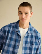 AE Relaxed Fit Camp Collar Button-Up Shirt
