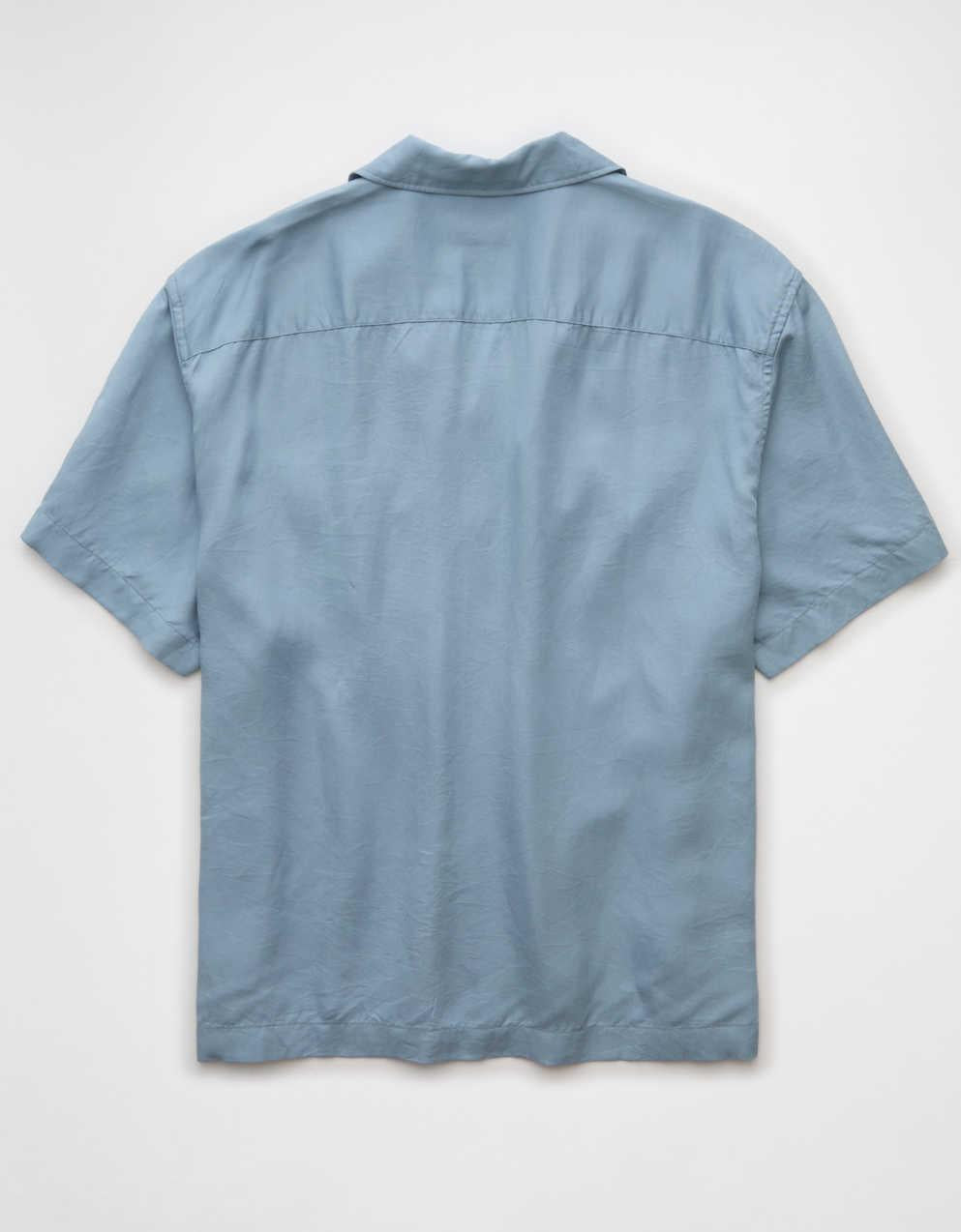 AE Relaxed Fit Short-Sleeve Camp Collar Shirt