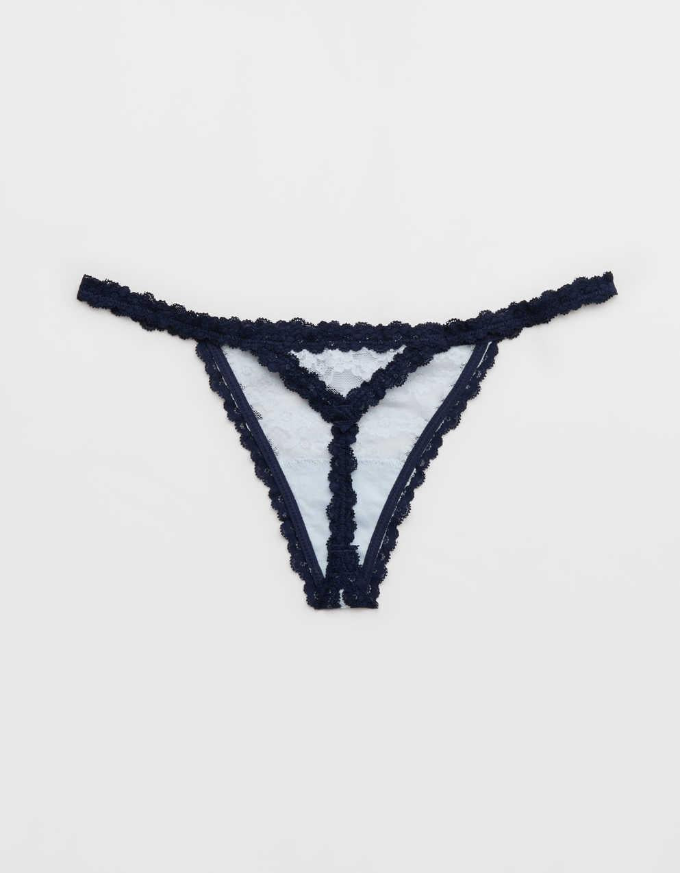 Show Off Vintage Lace String Thong Underwear