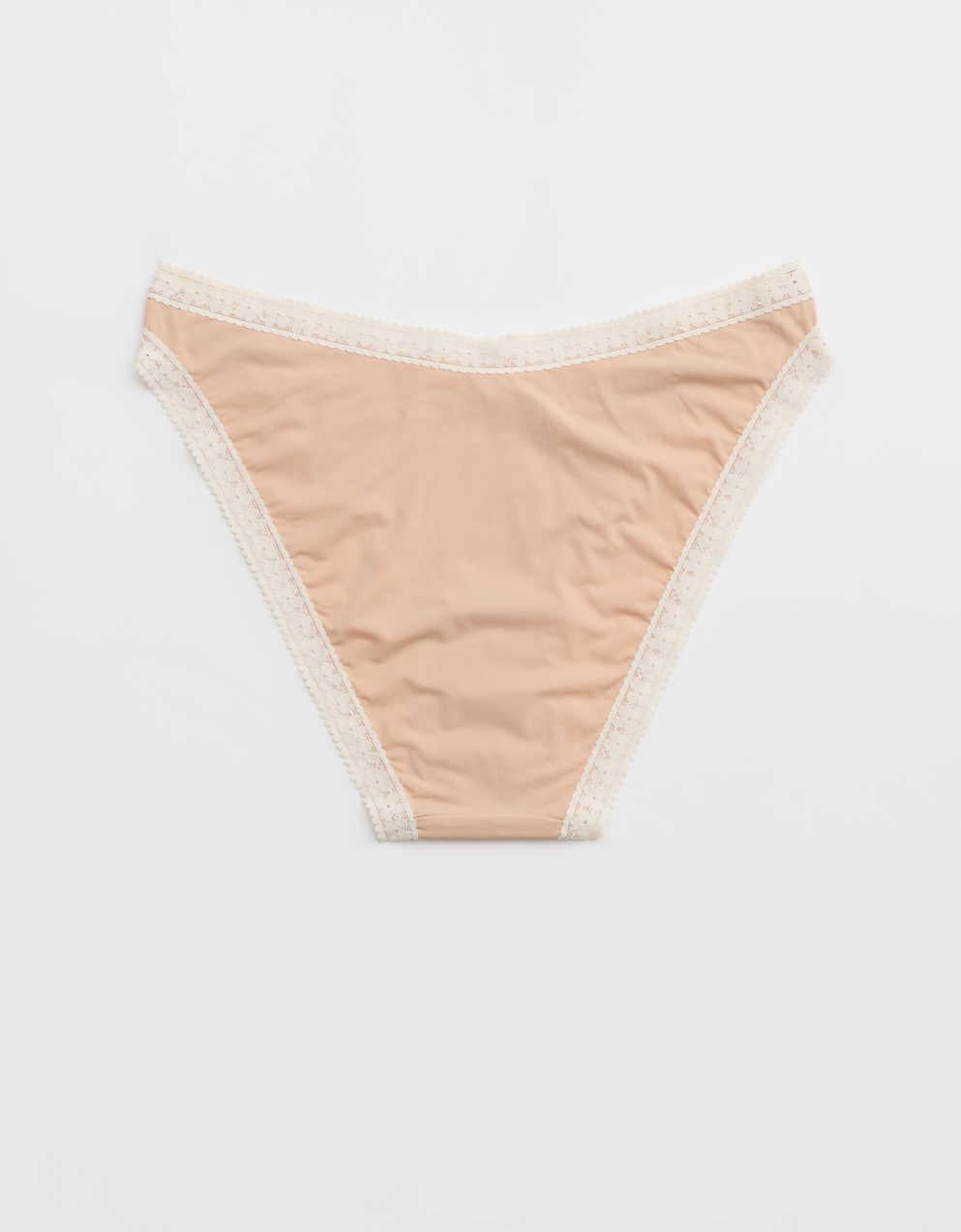 SMOOTHEZ Microfiber Lace Bikini Underwear