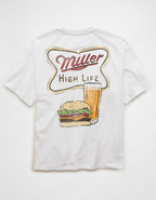 AE Boxy Fit Miller Beer Graphic T-Shirt