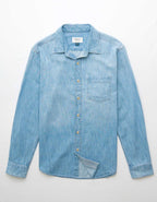 AE Standard Fit Denim Button-Up Shirt