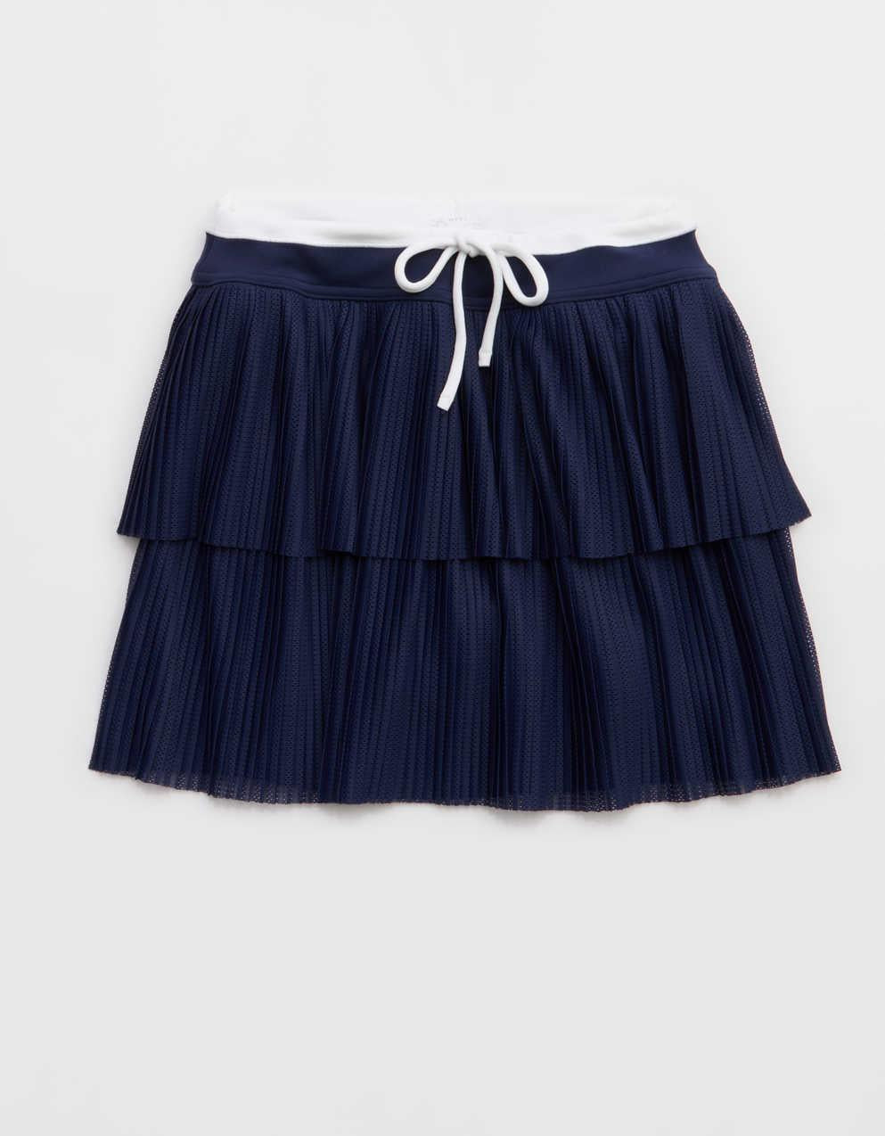 OFFLINE By Aerie Real Me Pleated Mesh Skort