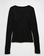 AE Long Sleeve Square Neck T-Shirt