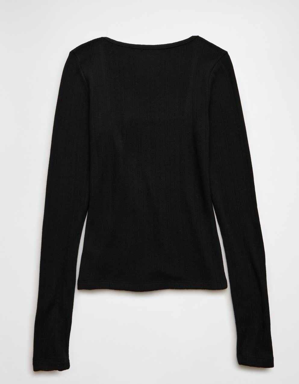 AE Long Sleeve Square Neck T-Shirt