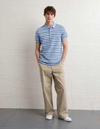 AE Slim Fit Logo Pique Polo Shirt