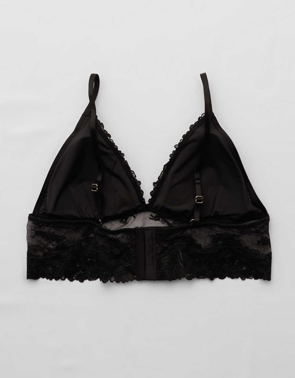 Show Off Midnight Romance Lace Padded Triangle Bralette
