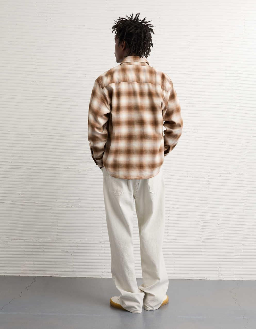 AE Relaxed Fit Everyday Flannel Shirt