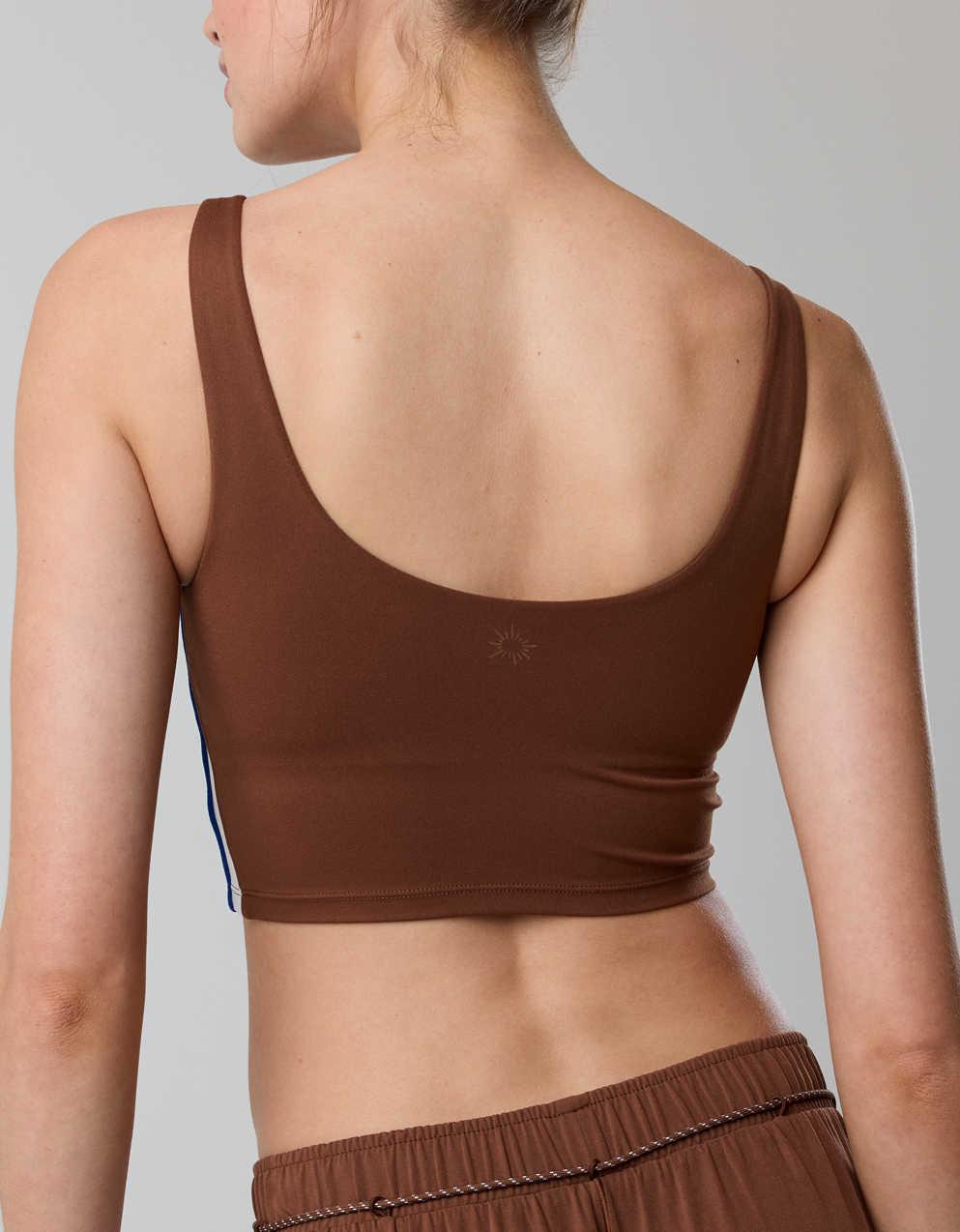 OFFLINE By Aerie Real Me Track Low Key Longline Sports Bra