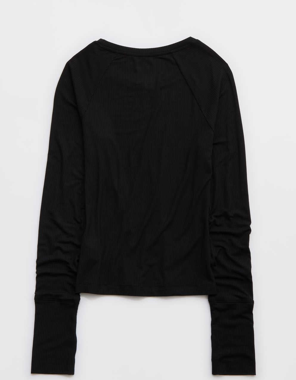 OFFLINE By Aerie Thumbs Up Fitted Ribbed T-Shirt