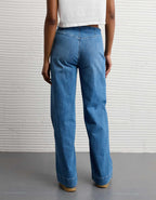 AE Dreamy Drapey Stretch Super High-Waisted Baggy Wide-Leg Jean