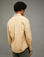AE Standard Fit Linen-Blend Button-Up Shirt