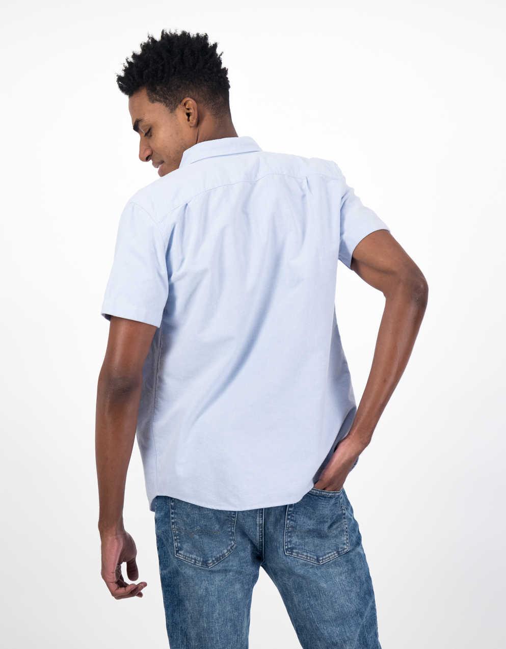 AE Short-Sleeve Everyday Oxford Button-Up Shirt