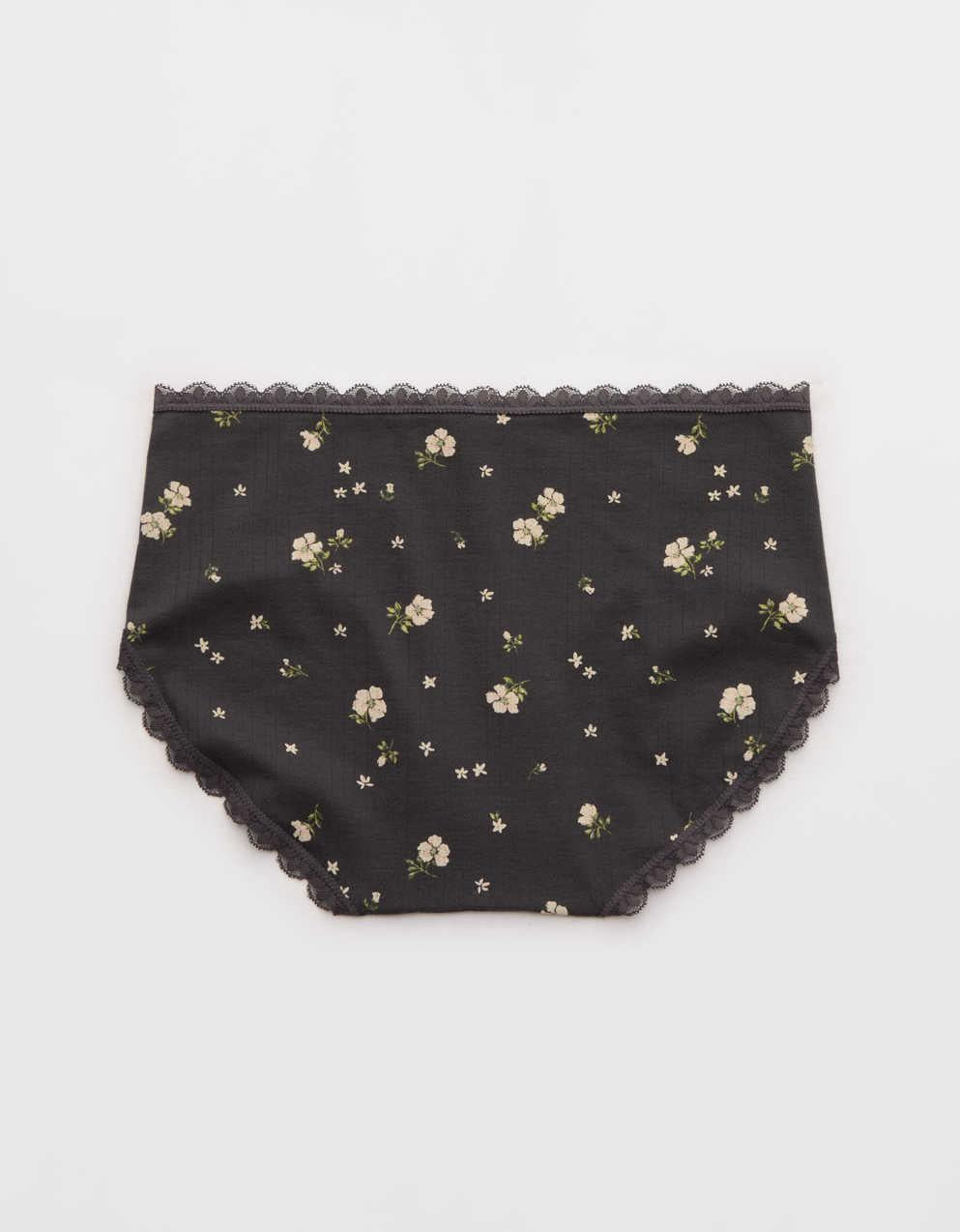 Superchill Cotton Pointelle Lace Boybrief Underwear