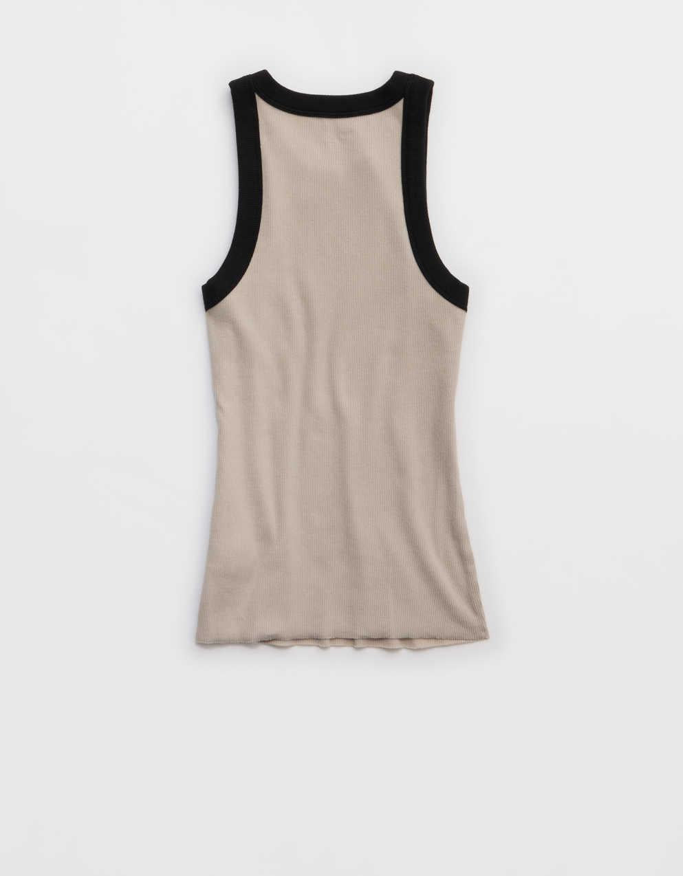 Aerie High Neck Tuckable Tank Top