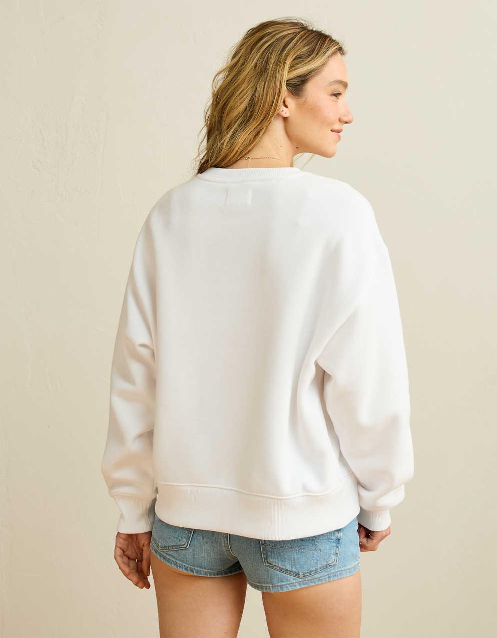 AE | Off Campus Lace-Up Sweatshirt