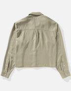 AE Cropped Button Up Shirt