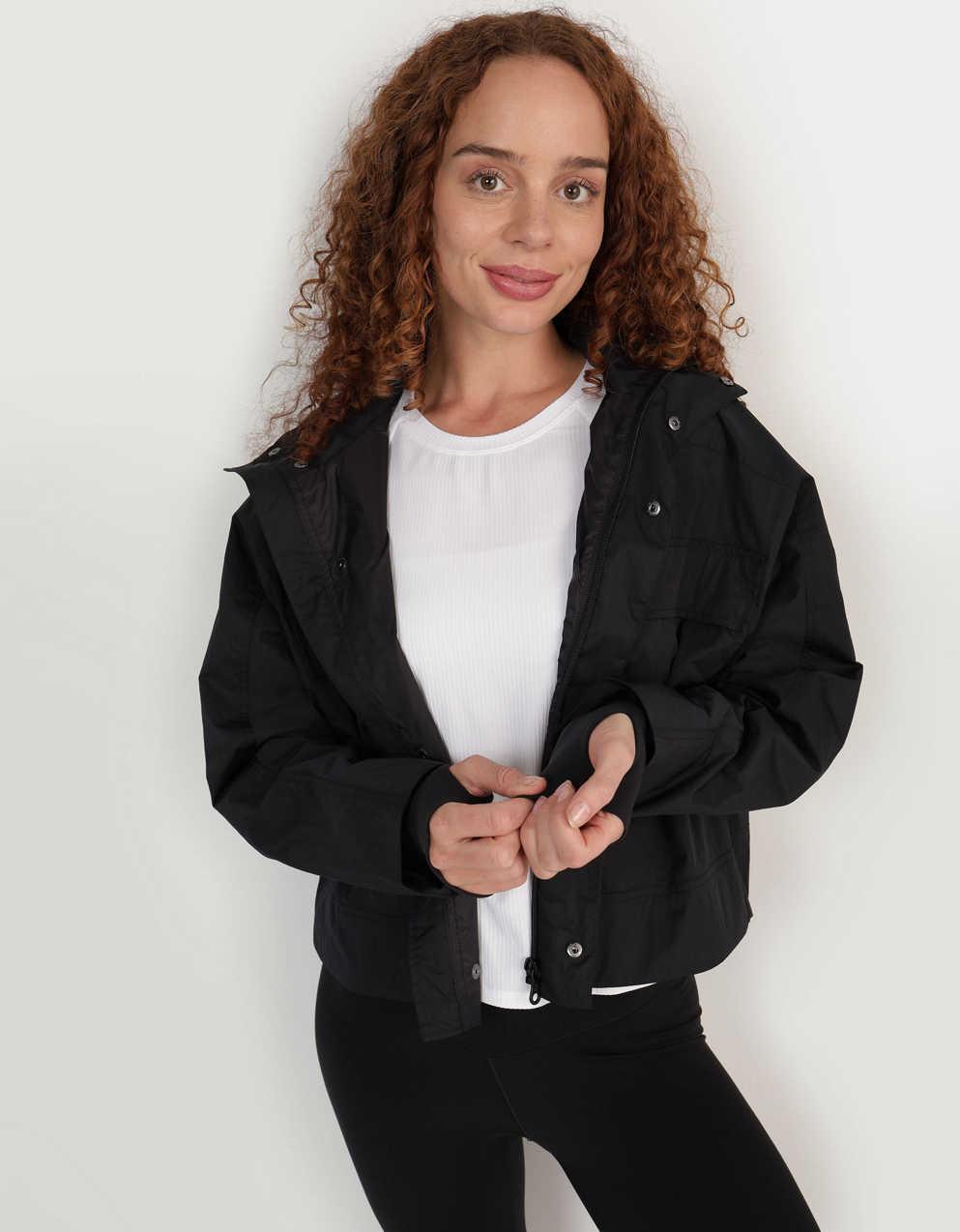 OFFLINE By Aerie Cropped Nylon Jacket