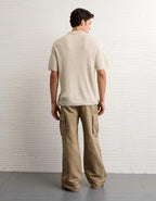 AE Pique Sweater Polo Shirt