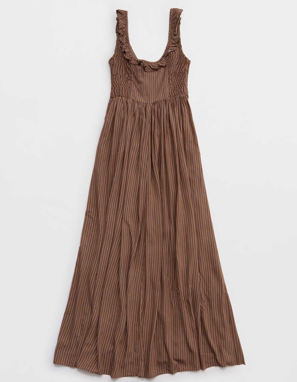 Aerie Happy & Drapey Side Smocked Dress