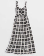 Aerie Happy & Drapey Side Smocked Dress