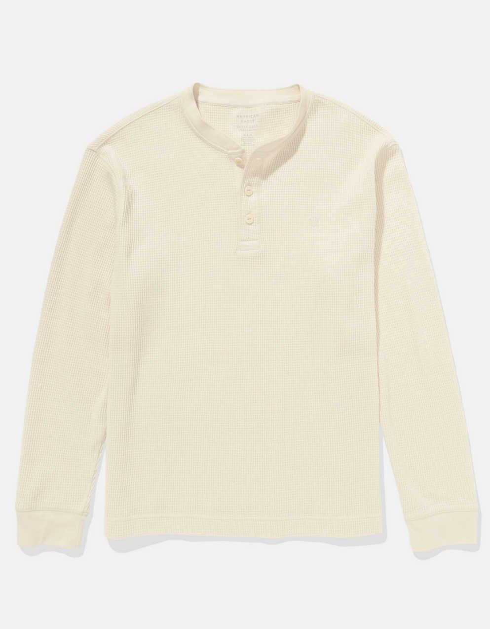 AE Long-Sleeve Thermal Henley T-Shirt