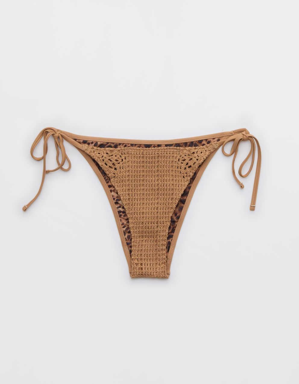 Aerie The Sunbun Crochet Bikini Bottom