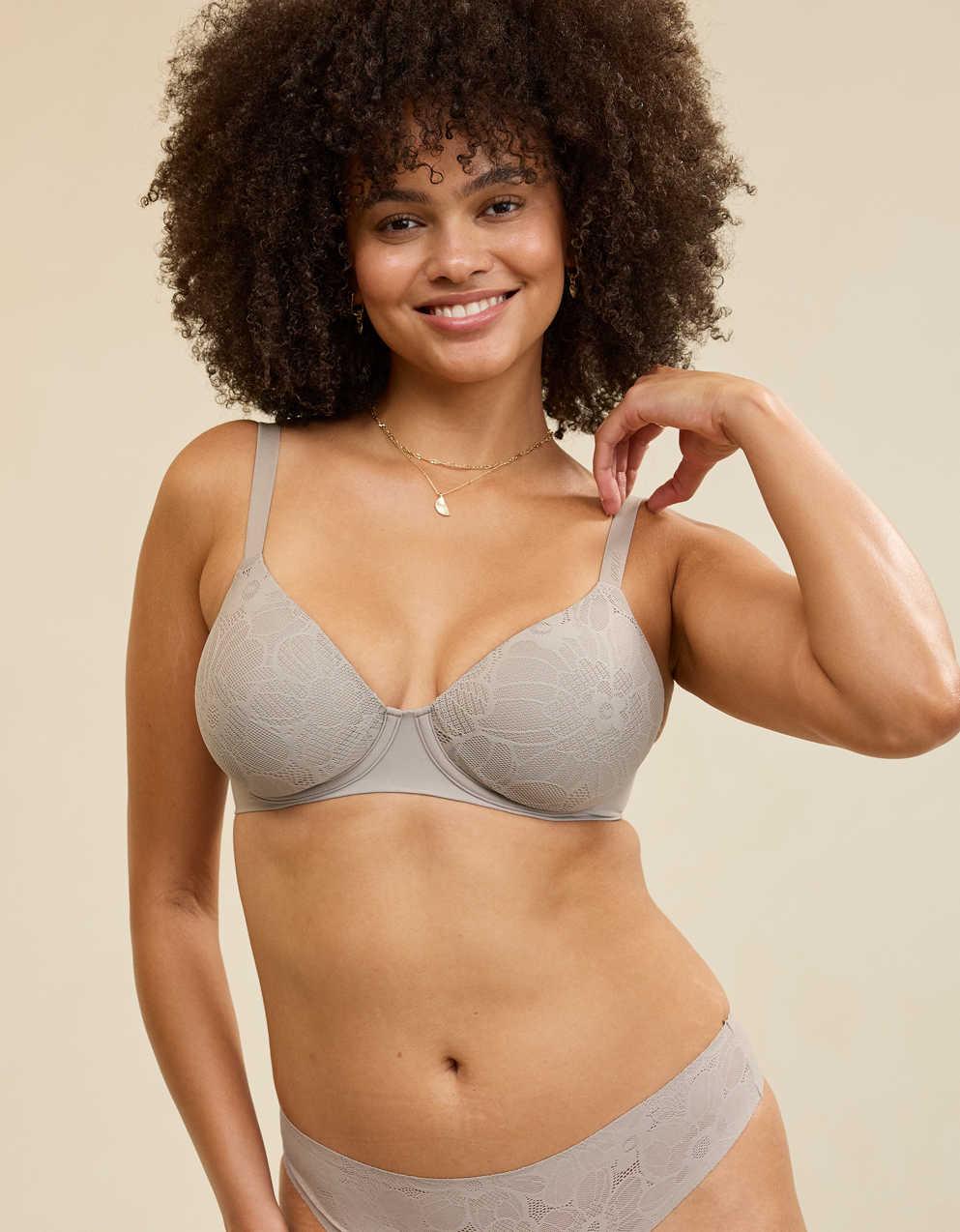 SMOOTHEZ Lace Full Coverage Lightly Lined Bra