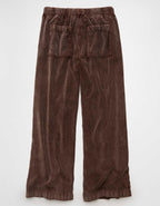 AE Stretch Corduroy Low-Rise Baggy Wide-Leg Pant