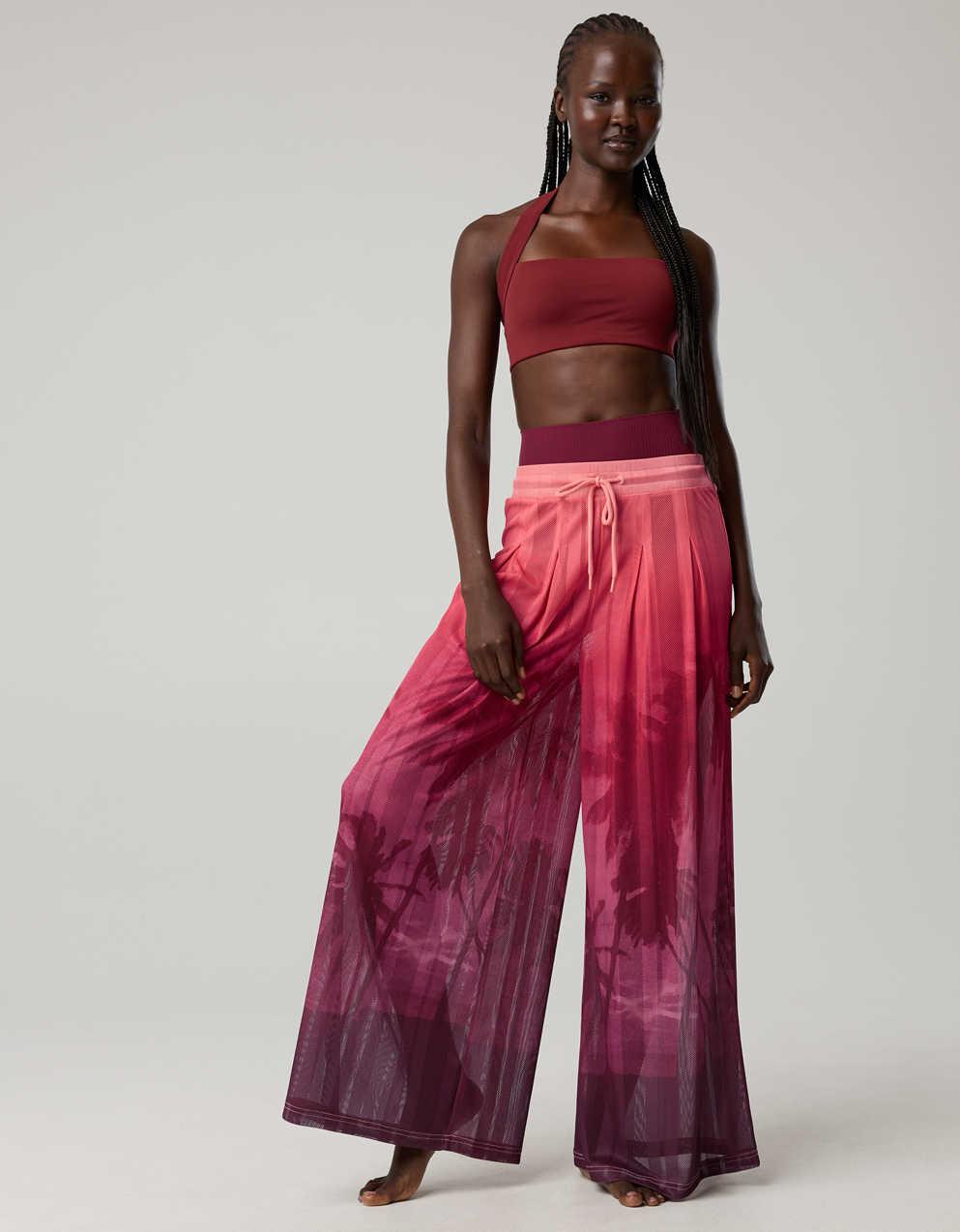 OFFLINE By Aerie Mesh Super Wide Leg Pant