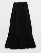 Aerie Lace Trim Maxi Skirt