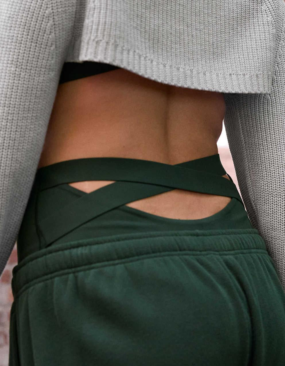 OFFLINE By Aerie The Hugger High Waisted Cross Back Legging