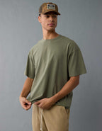 AE Boxy Linen-Blend T-Shirt