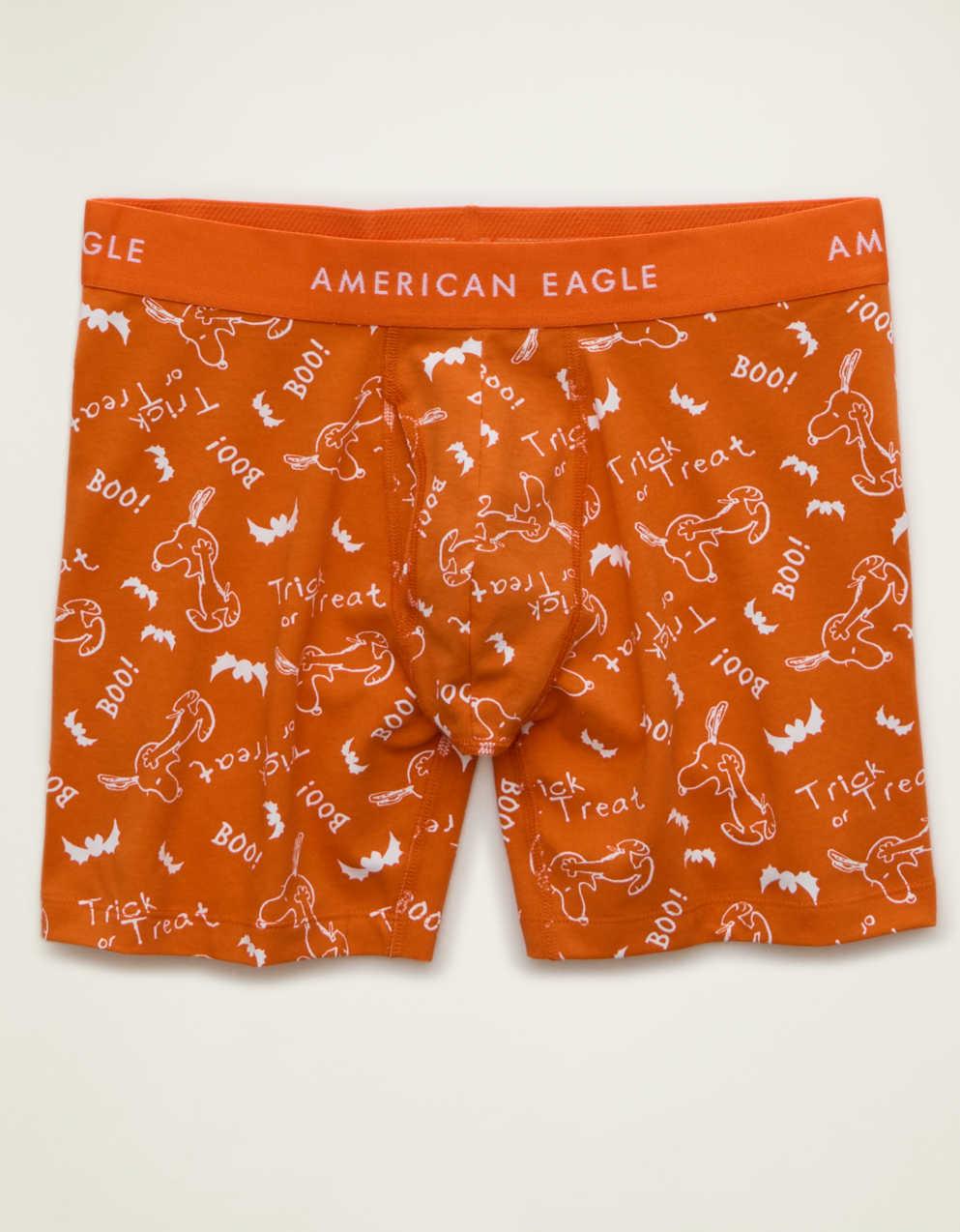 AEO Men's Halloween Snoopy 6" Classic Cotton Boxer Brief