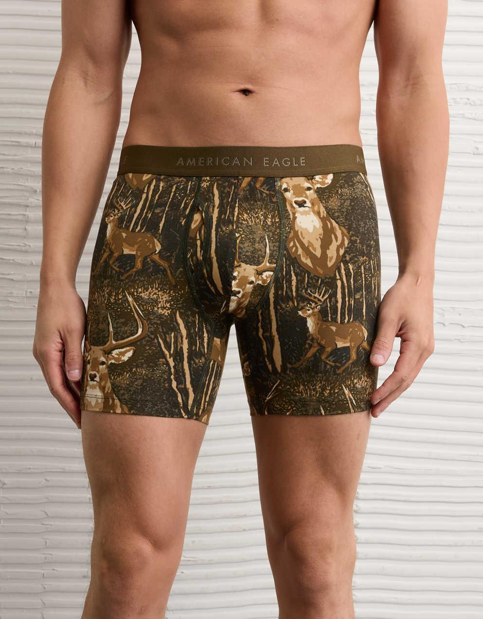 AEO Men's Deer Camo 6" Classic Boxer Brief