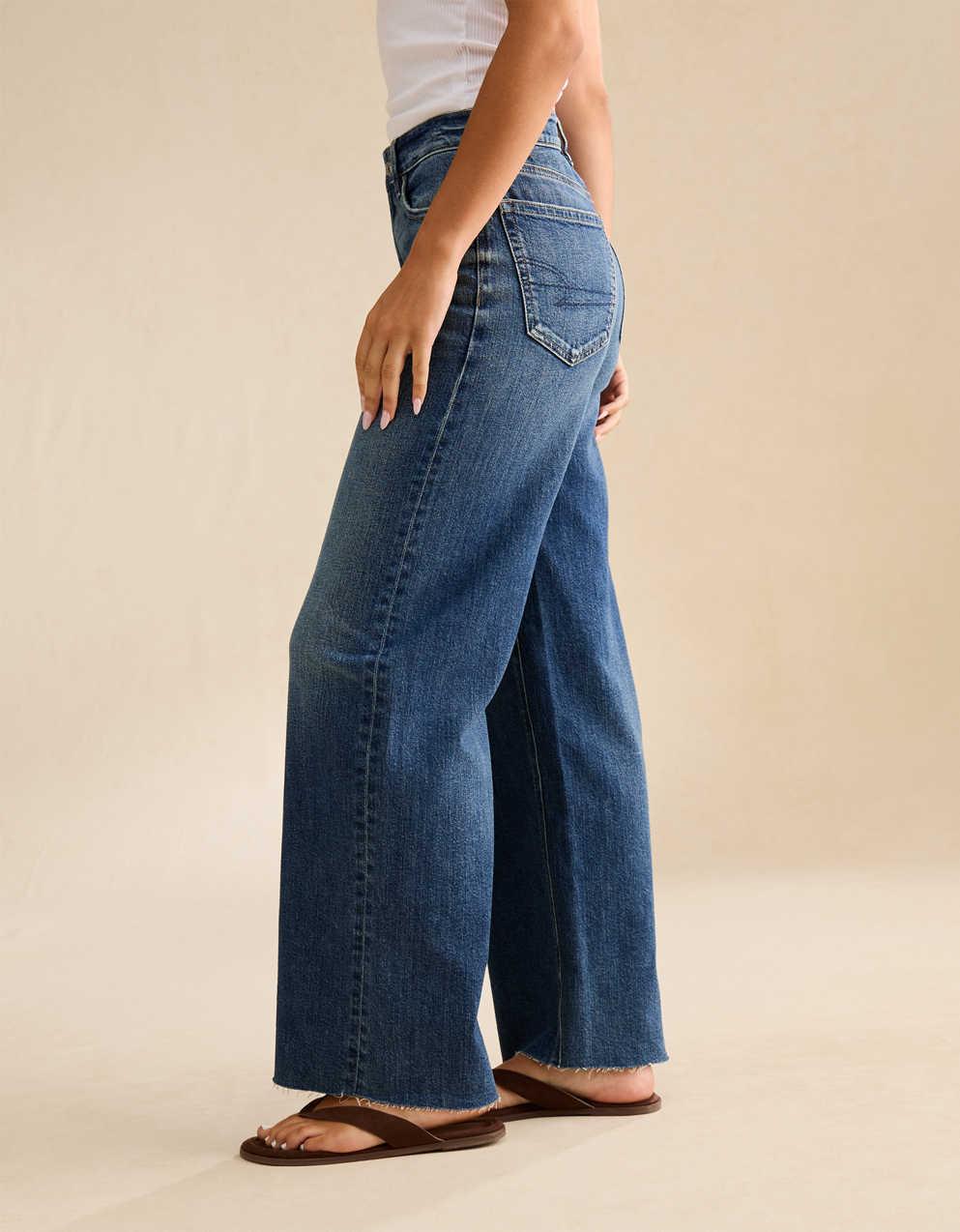 AE Super High-Waisted Baggy Wide-Leg Jean