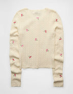 AE Cable-Knit Cardigan Sweater