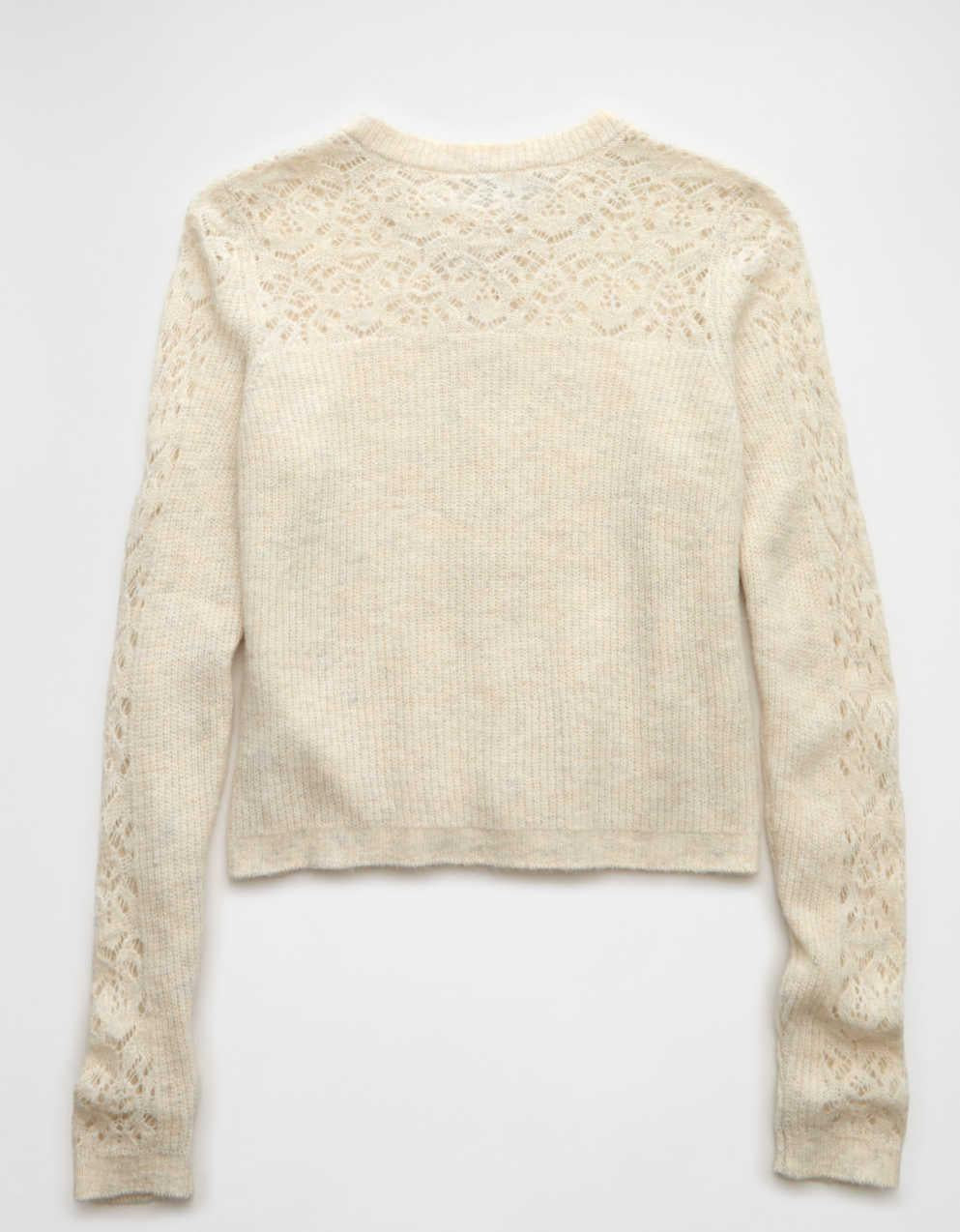 AE Knit Lace Cardigan
