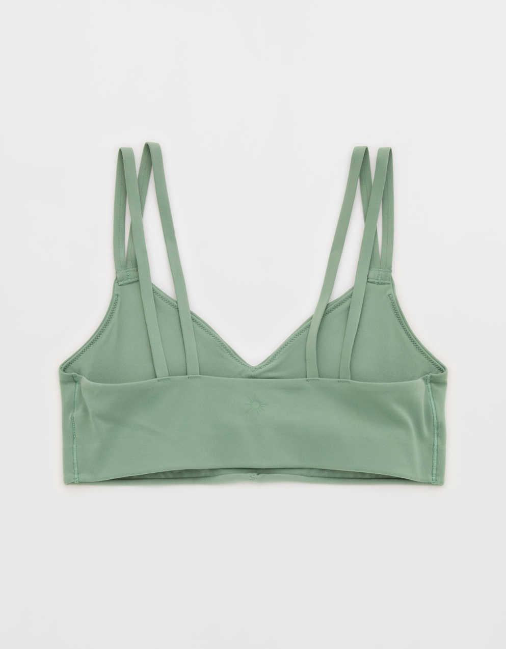 OFFLINE By Aerie Real Me Ruched Strappy Sports Bra