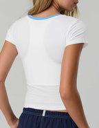 OFFLINE By Aerie Let's Stretch Ringer T-Shirt